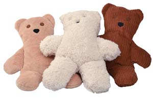 textured teddy bears