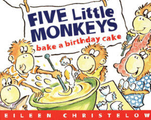 Five Little Monkeys Bake a Birthday Cake book cover