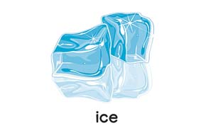 ice letter picture card