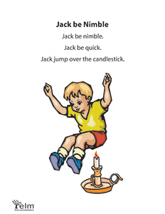 Jack be Nimble Nursery Rhyme