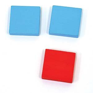 Blue and Red Squares