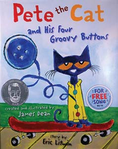 Pete the Cat and His Four Groovy Buttons book cover