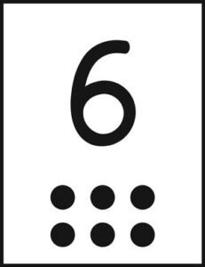 Numeral Six Card