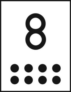 Numeral Eight Card