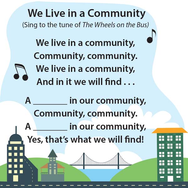 We Live in a Community lyrics