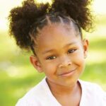 young girl portrait outdoors