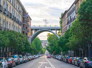 Bridge over street