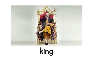 King Picture Card