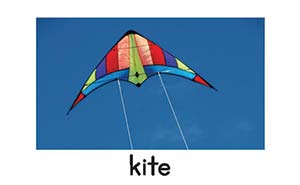 Kite Picture Card