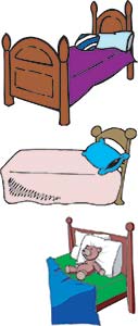 Beds for Goldilocks Story