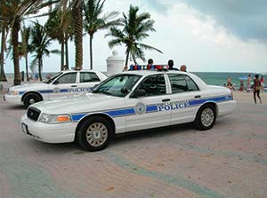 police car