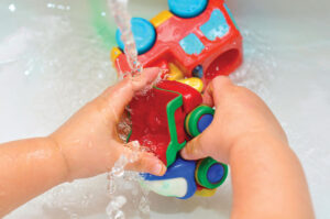 Washing toy vehicles