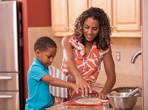 Cookies with mom