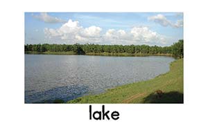 lake picture card