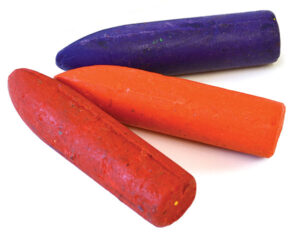 3 chubby crayons