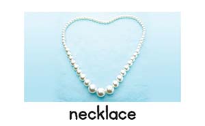 necklace picture card