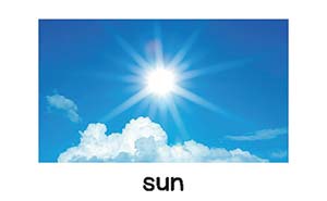 sun picture card