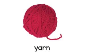 Picture cards yarn