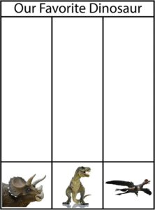 Our Favorite Dinosaur Chart Example