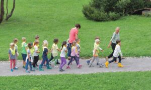 Group of children outdoors