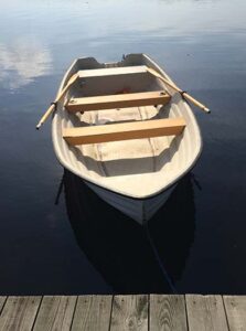 Rowboat with oars