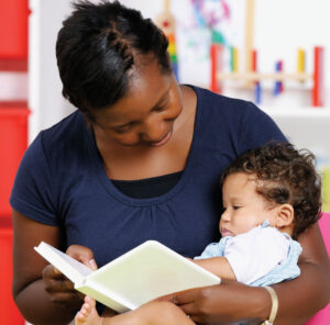 Reading with infant